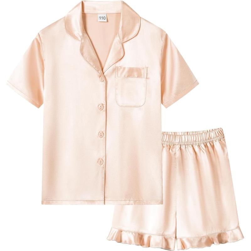 https://www.swomogpajamas.com/wp-content/uploads/sites/59/2024/01/SWOMOG-Kids-Girls-Silk-Satin-Pajamas-Sets-Short-Sleeve-Button-Down-Sleepwear-with-Cute-Ruffle-Trim-Silky-PJs-Teens-Size-4-16-Champagne-44706.jpg
